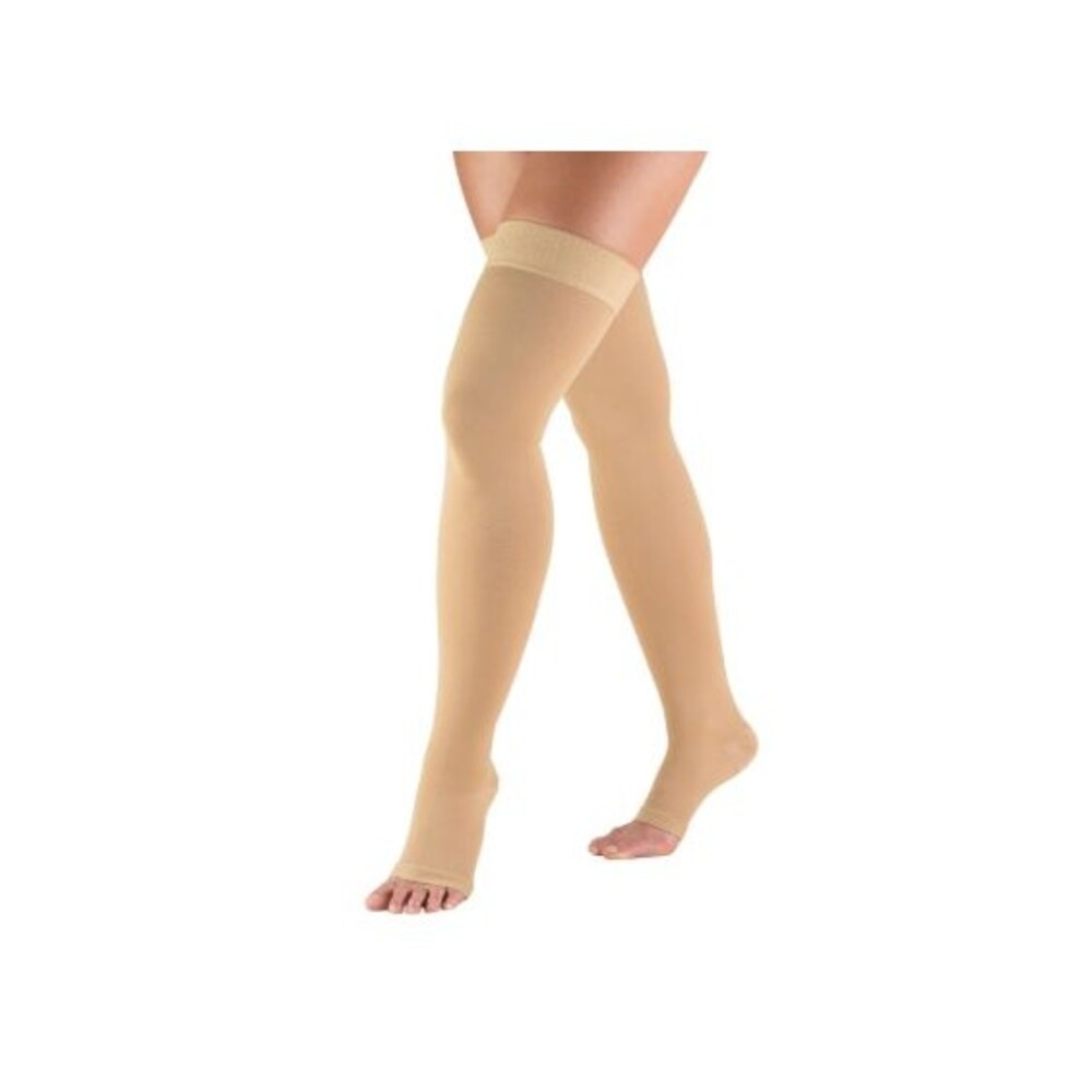 Truform 20-30 mmHg Compression Stockings SMALL Men and Women Thigh High Length